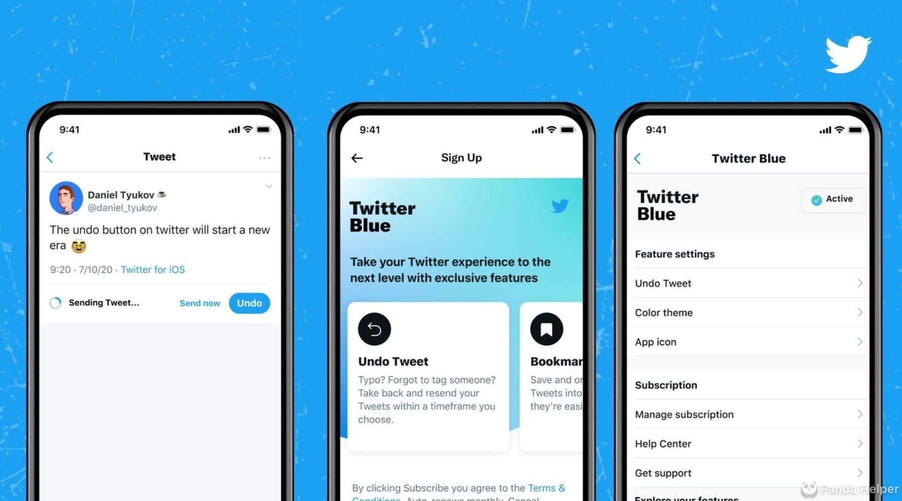 twitter blue