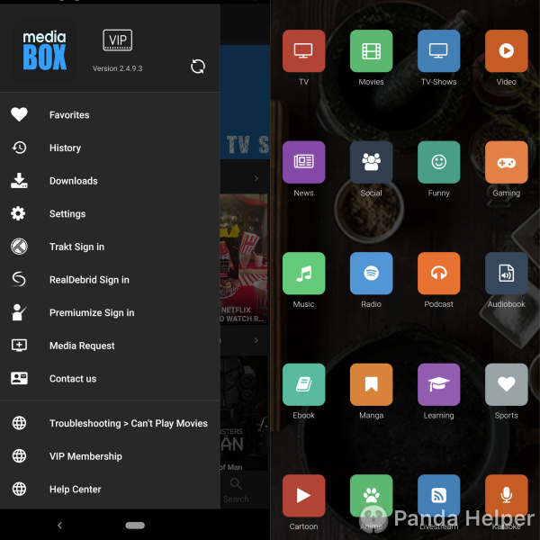 MediaBox HD app screenshots