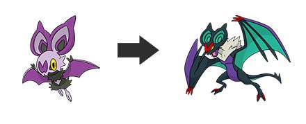 Noibat Evolution in Noivern Pokemon Go gaming