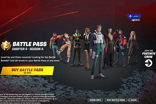 Fortnite Chapter 4 Season 4 Battle Pass