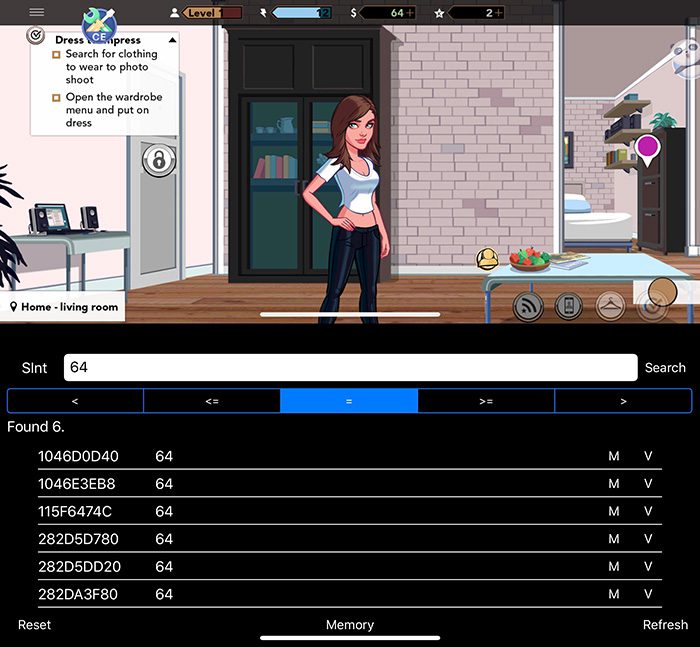 use the Panda Cheat Engine in Kim Kardashian Hollywood 3