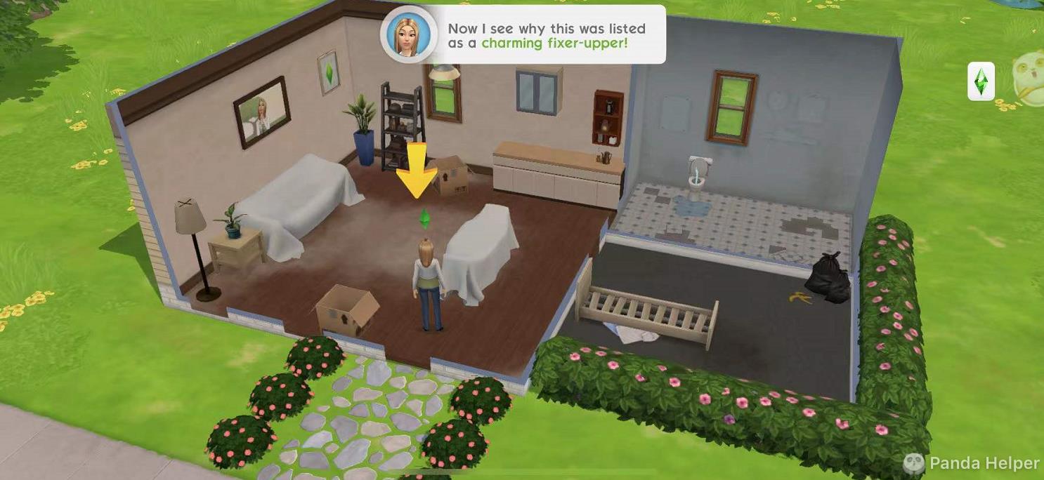 gameplay of the sims mobile