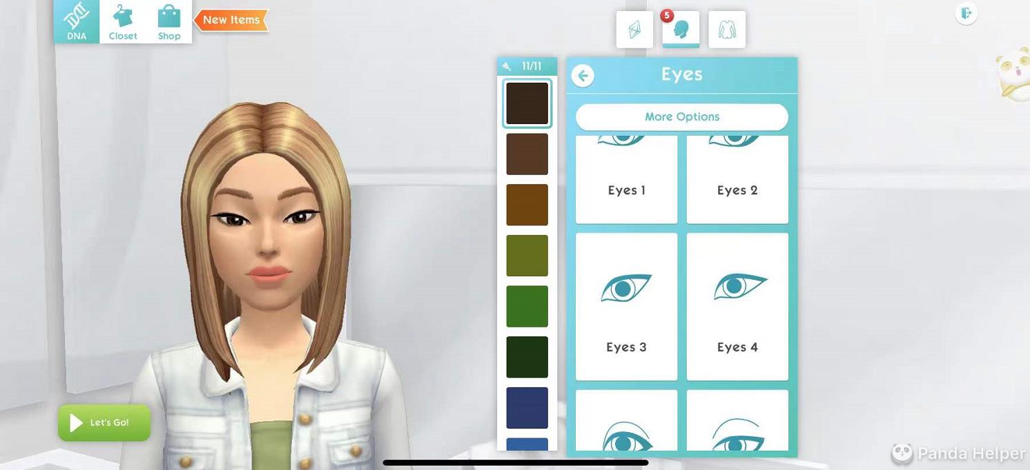 sims mobile create a sim