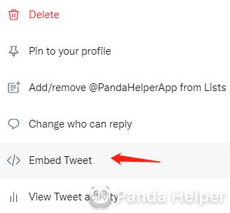 embed tweet