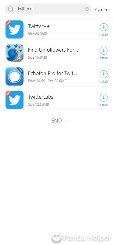 twitter panda helper iOS