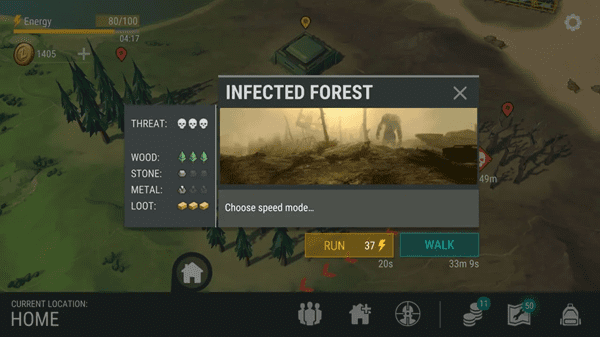 Last Day On Earth Infected Forest